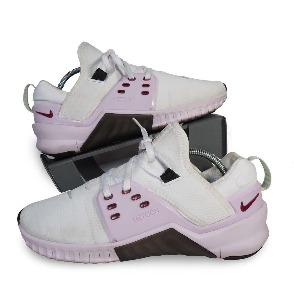 Nike Free Metcon 2 White Iced Lilac Womens 8.5 Training Shoes CD8526-166